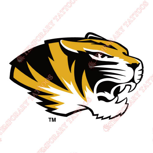 Missouri Tigers Customize Temporary Tattoos Stickers NO.5152